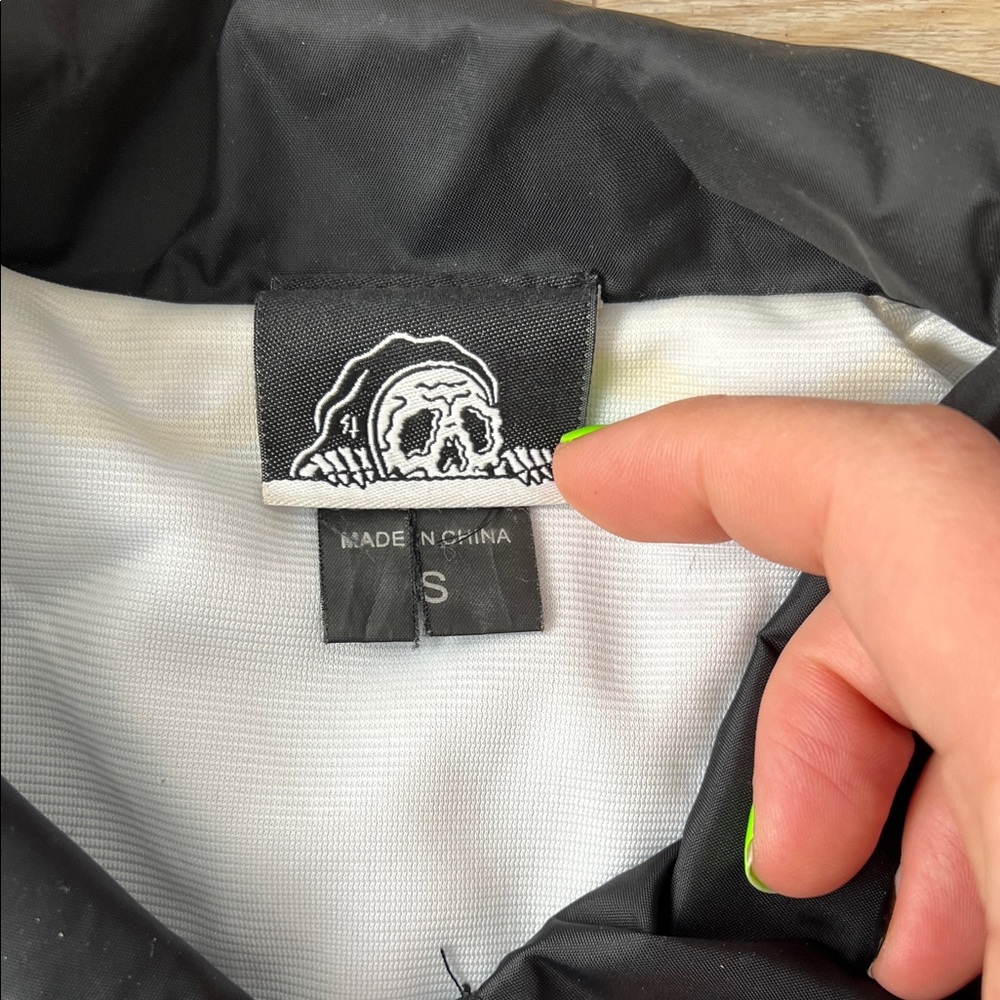 Sketchy Tank Black Bomber Jacket - Picture 3 of 3